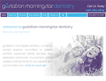 Tablet Screenshot of gmdentistry.com